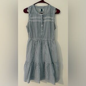 Old Navy Seersucker Striped Sundress Sz S